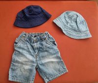 Set,  Paket 1 kurze Jeans H&M, Gr. 92 & 2 Sonnenhüte, Mützen Baden-Württemberg - Malterdingen Vorschau