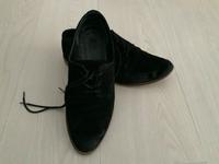 Schnürschuhe, Sneaker schwarz Leder Gr.39 Bayern - Landau a d Isar Vorschau