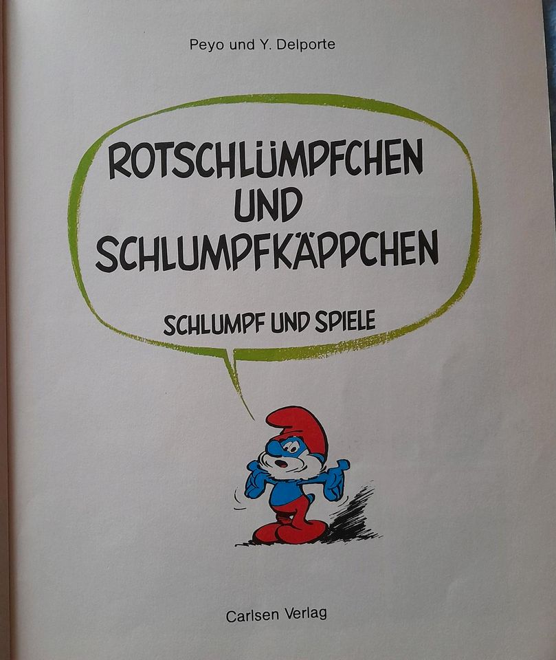 Buch der Schlümpfe, Erstausgabe, 80ziger in Wilnsdorf