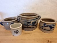 5x Westerwälder Keramik Schmalztöpfe alt – verschiedene Größen Bochum - Bochum-Süd Vorschau