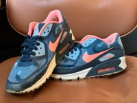 Nike Air Max 90 Blue Camo Damensneaker | Größe 38.5 Berlin - Wilmersdorf Vorschau