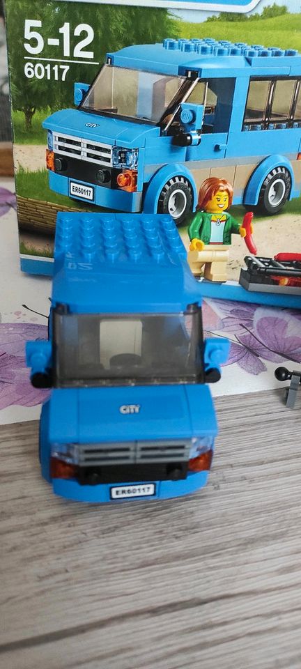 Lego City 60117 Van mit Wohnwagen mit OVP und Anleitung in Erlabrunn