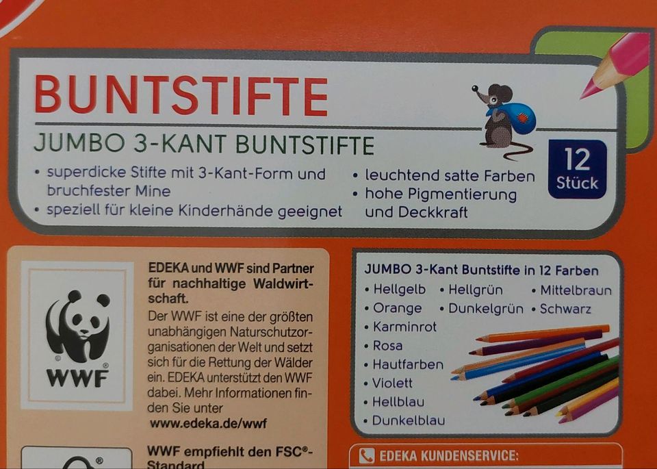 3-Kant Buntstifte Jumbo NEU OVP K9 in Löbau