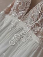 Traumhaftes A-Linien-Umstandsbrautkleid von Herve Paris Nordrhein-Westfalen - Harsewinkel - Marienfeld Vorschau