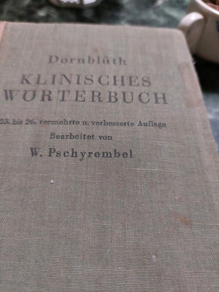 Buch Dornblüth Klininisches Wörterbuch 1936 in Wutha-Farnroda