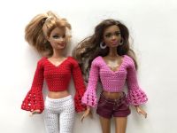 Barbie Kleidung,2St-Bluse.Neu.Handarbeit Hessen - Bad Nauheim Vorschau