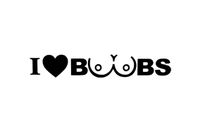 I Love Boobs Aufkleber Sticker 20cm Lang Nordrhein-Westfalen - Bergisch Gladbach Vorschau