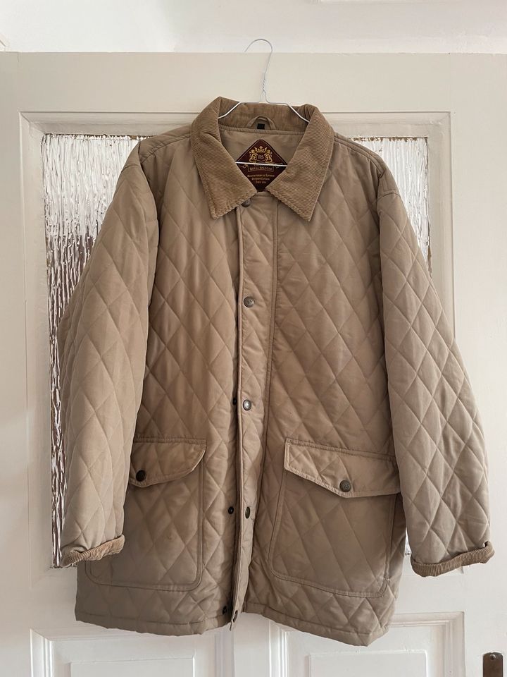 Steppjacke Übergangsjacke beige creme Parka barbour in Berlin