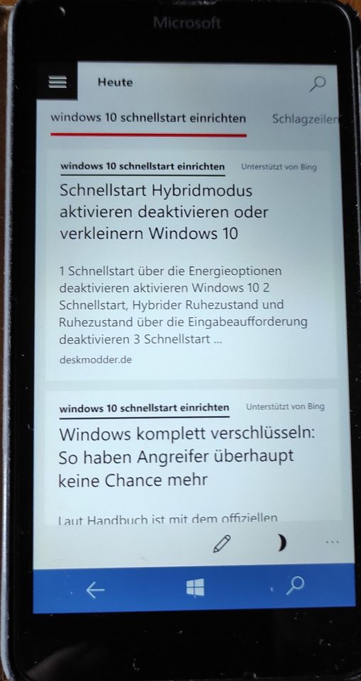 Windows 10 Smartphone (Lumia 640) in Föhren bei Trier