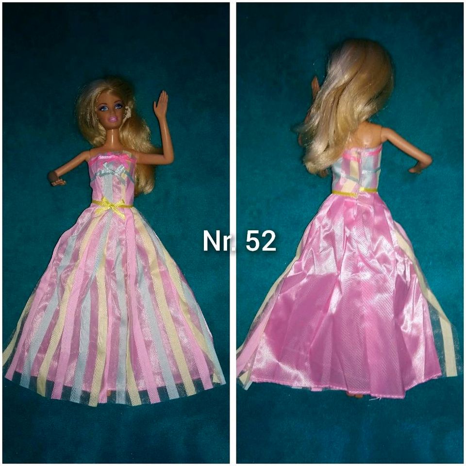 Barbie Puppen Kleidung Kleider Prinzessin Ballkleid Meerjungfrau in Perleberg