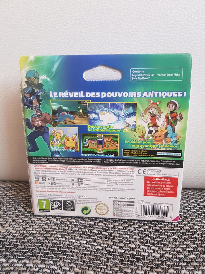 Pokemon Saphir Alpha Limitierte Edition Steelbook Nintendo 3DS in Döhlau