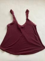 Tanktop mit Spitze Burgunder rot gr. S Hunkemöller Berlin - Mitte Vorschau