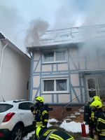 Haus Brand 20.01.2024 Hessen - Calden Vorschau