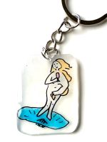 Cute key chain, key charm, la Nascits di Venere, handmade Baden-Württemberg - Mannheim Vorschau