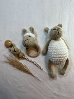 Amigurumi◆Schaf◆Personalisierte Schnullerkette◆Rassel◆Geschenk Nordrhein-Westfalen - Niederzier Vorschau