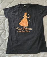 T-Shirt schwarz "Die Schöne und das Bier". Neu Schleswig-Holstein - Borgstedt Vorschau