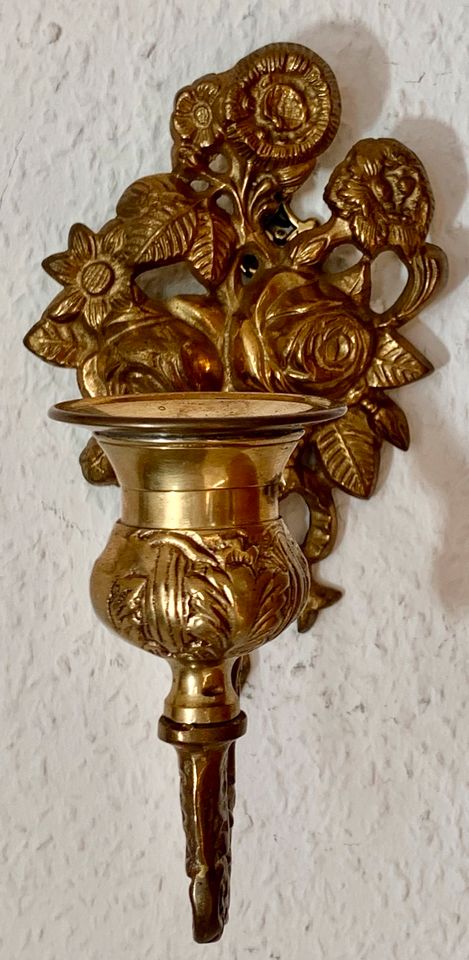 Seltene Fundstücke. 2 Jugendstil Kerzen Bronzeleuchter in Lambsheim