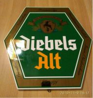 Emaille Schild Diebels Alt, 47 cm, Bier, Brauerei Niedersachsen - Springe Vorschau
