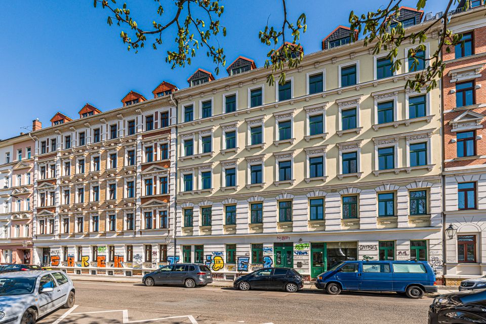 Mit Balkon & Dusch-/Wannenbad: 2-Zimmer-Wohnung in direkter Parknähe in Leipzig