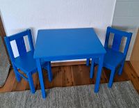 Ikea Kritter blau Tisch 2 Stühle Sitzgruppe Kinder Brandenburg - Calau Vorschau