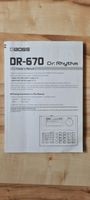 Boss DR-670 Dr. Rhythm, Owner's Manual Baden-Württemberg - Freudenberg Vorschau