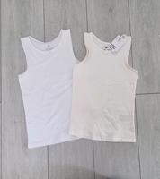 2 Unterhemden Mädchen H&M  122 128 neu Etikett  weiß creme Rostock - Südstadt Vorschau