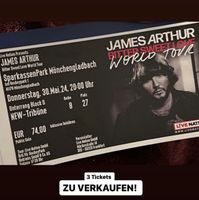 James Arthur in Mönchengladbach Tickets Niedersachsen - Wiefelstede Vorschau