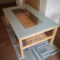 Couchtisch Holz Massivholz Glas Sofatisch Tisch Beistelltisch Sachsen - Torgau Vorschau