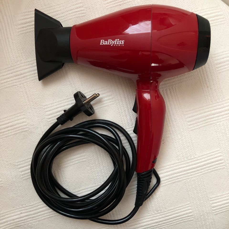 BaByliss Pro Intense 2400 AC-Motor-Haartrockner 6615E rot in Berlin