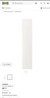 Ikea Veddinge Tür Front weiß 40x200cm - neu + OVP Bonn - Plittersdorf Vorschau