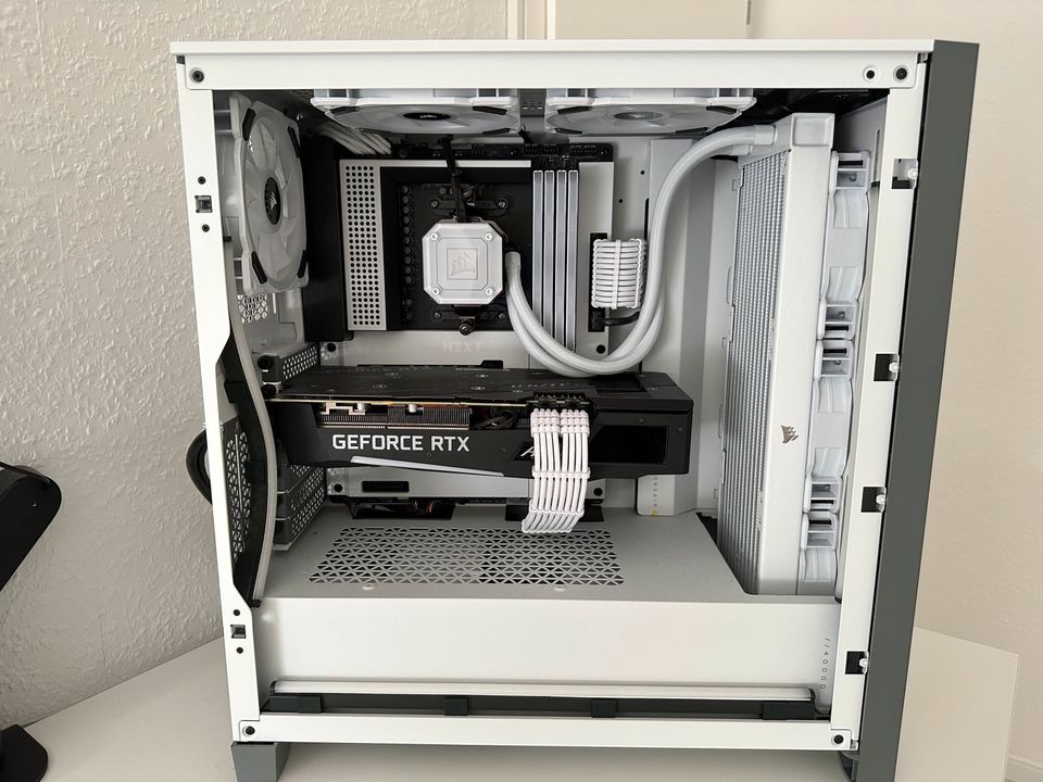 Gaming PC Computer AMD 5900x GeForce RTX 3070 Corsair Build Weiß in Lügde