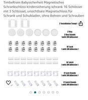 Babysicherheit Magnetisches Schrankschloss kindersicherung Niedersachsen - Haren (Ems) Vorschau