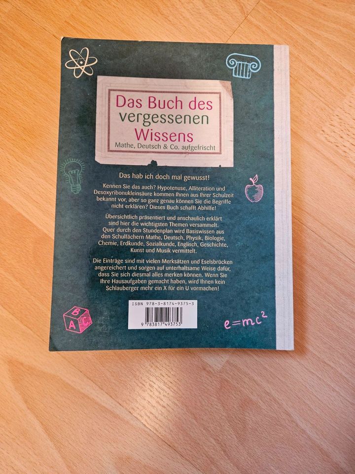 Das Buch des vergessenen Wissens, Mathe, Deutsch & co. Aufgefrisc in Bullay