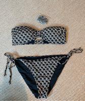 Bandeau Bikini Set schwarz Gold wie Chanel Prada Style Sommer Hamburg-Nord - Hamburg Eppendorf Vorschau
