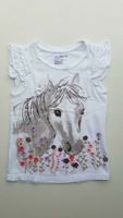 NW ❤️ Baby GAP T-Shirt weiß rosa lila Glitzer 56 62 Pferd Pony Hamburg-Nord - Hamburg Uhlenhorst Vorschau