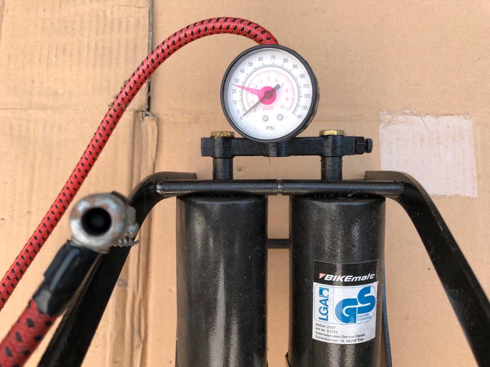 Bikemate air pump outlet