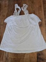 H&M Träger Shirt Top weiss Gr. XS 34 Neu! Bayern - Geisenhausen Vorschau