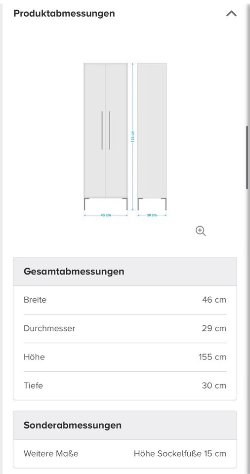 Hochschrank in Memmingen