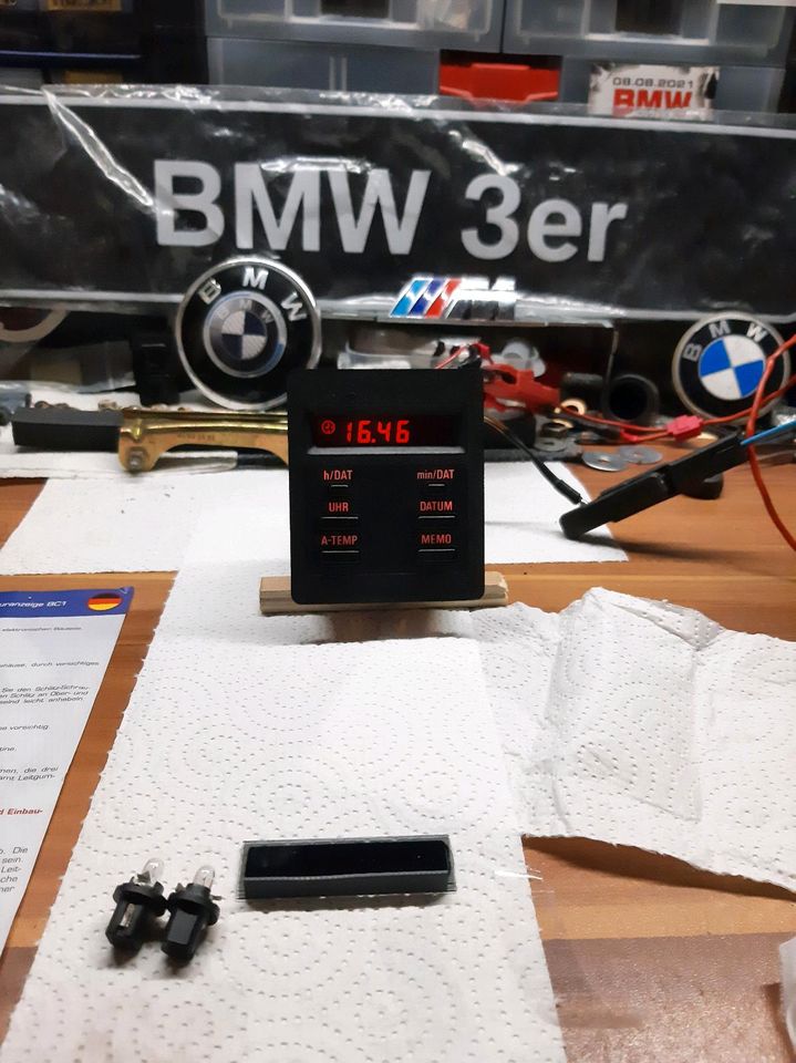 BMW E30 M3 BC1 ⚡ATA ⚡mit NEUEM DISPLAY und Osram Birnen in Hemsbach