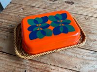 Emsa Butterdose Vintage 70er Kunststoff orange floral Hamburg - Altona Vorschau