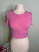 Zara T-Shirt pink Gr L cropped Baby Tee Thüringen - Weimar Vorschau