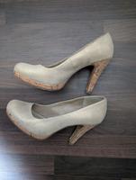 Beige/Goldene Pumps Rheinland-Pfalz - Koblenz Vorschau