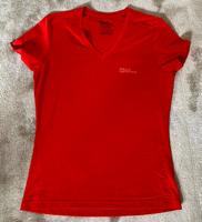Jack Wolfskin Funktionshirt Damen Gr. S rot kurzarm Polyester Bayern - Gröbenzell Vorschau
