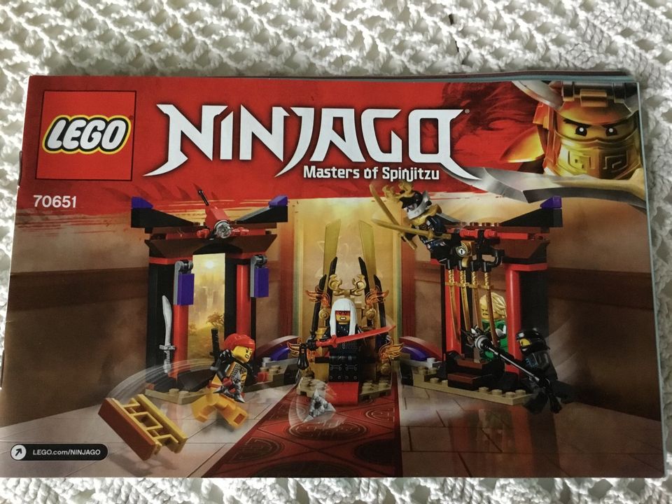 Lego Ninjago Duell im Thronsaal 70651 in Helbedündorf