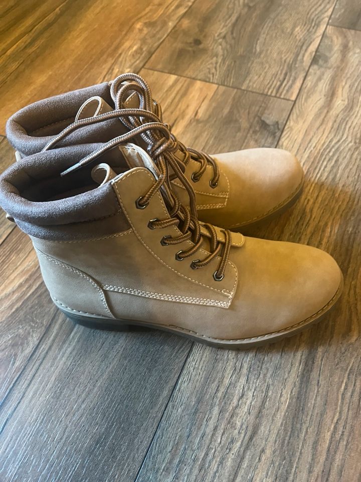 Landrover Schuhe / Stiefel beige/braun - Größe 39 - wie neu in Pracht