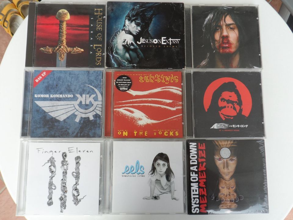 (5) 108 Rock CD`s Nine Ince Nails, Tesla, Rose Tattoo, Anthrax in Ludwigshafen