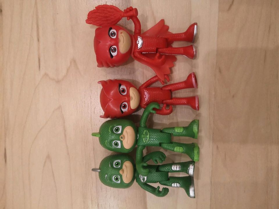 PJ Masks Set 3 Roboter, Uhr, Eulette, Gecko, Catboy, Gürteltier, in Bad Rappenau