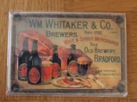 NEU Blechschild-Postkarte WM Whitaker  Co. Brewers 2,50 € Bayern - Elsenfeld Vorschau