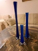 3 Glas Vasen blau Nordrhein-Westfalen - Moers Vorschau