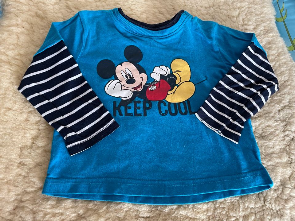 Disney Baby Mickey Mouse Gr. 80 Lagen-Look blau in Schwalmstadt